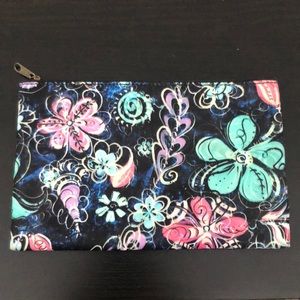 Floral cosmetics/accessory bag